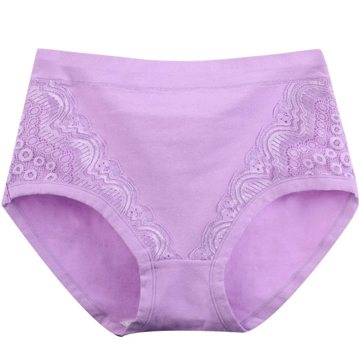 2025 Plus Size High Waist Leak Proof Cotton Panties🌸