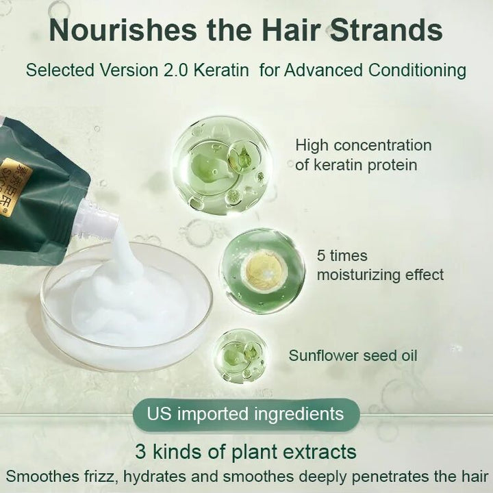 SPA Grade Peptide Keratin Burnt Hair Restoring Smoothing Cream
