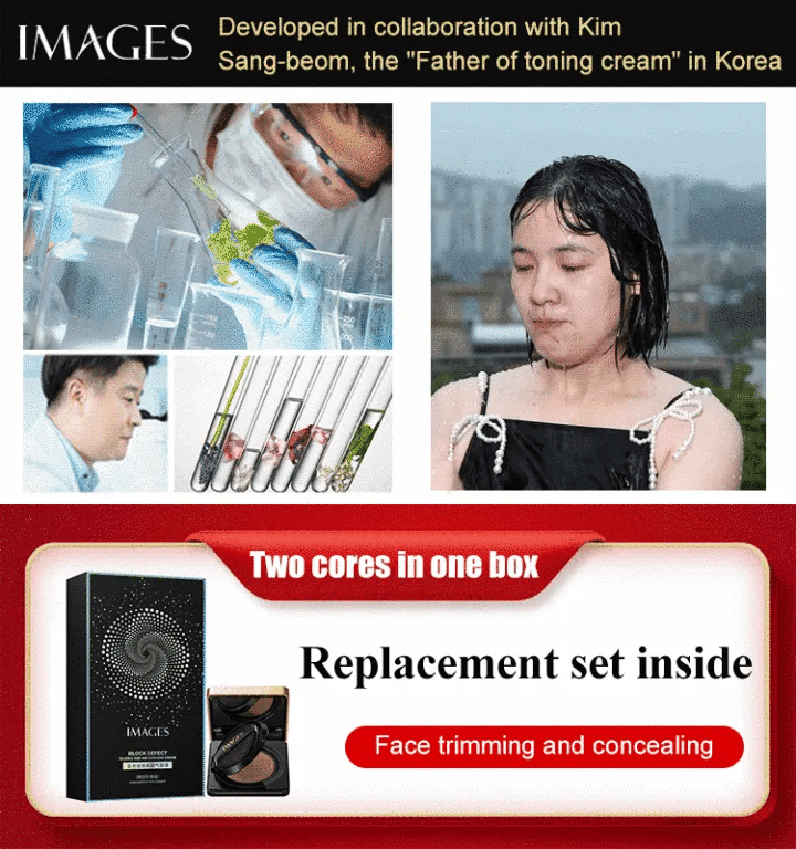 Gold concealing beauty air cushion cream