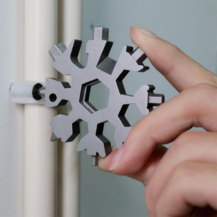Saker 18 in 1 stainless steel snowflakes multi tool