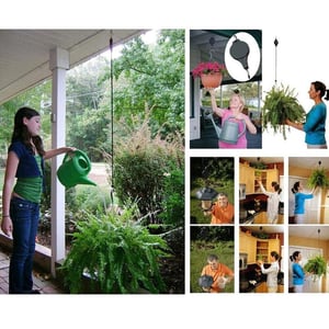 Plant Pulley Set For Garden Baskets Pots Birds Feeder
