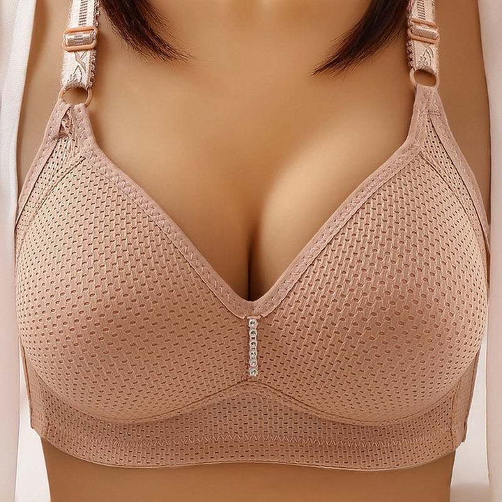 (🎁2025 New Year Hot Sale🎁)🔥Plus Size Bra Women Underwear Wire Free Comfort Soft Breathable🔥
