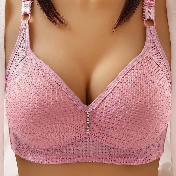(🎁2025 New Year Hot Sale🎁)🔥Plus Size Bra Women Underwear Wire Free Comfort Soft Breathable🔥