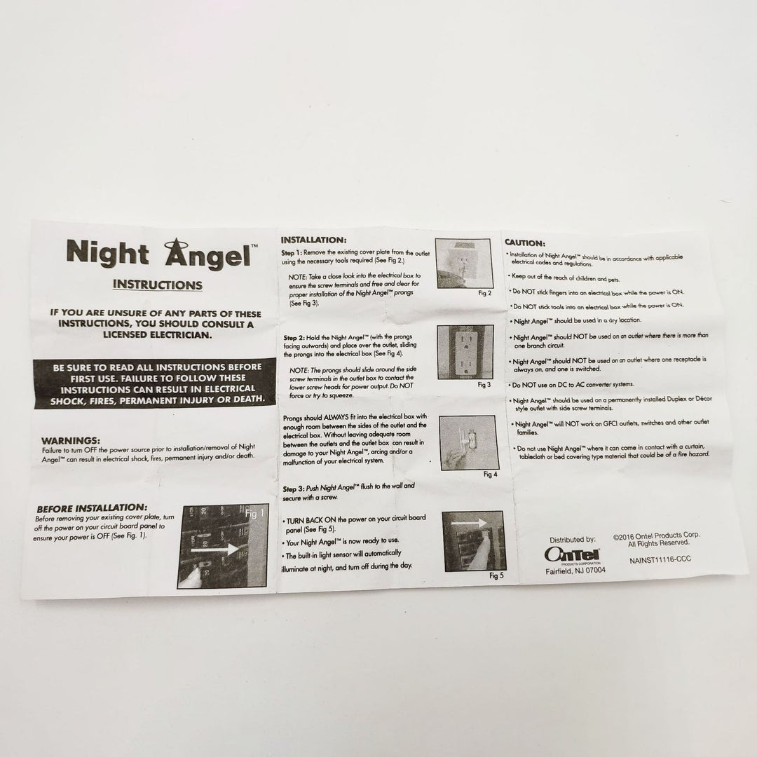 Outlet Wall Plate With Night Lights