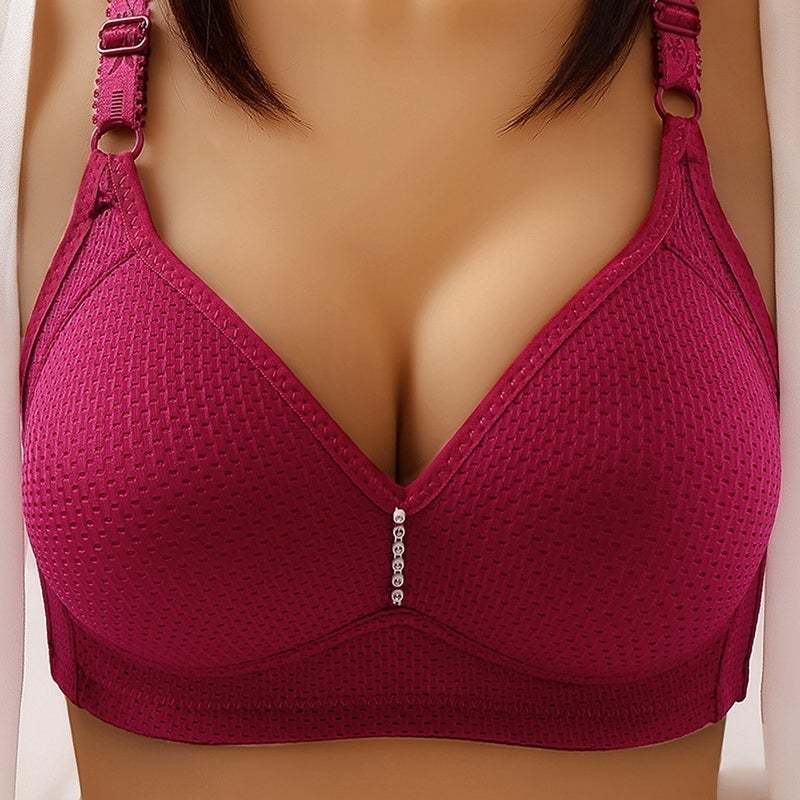 (🎁2025 New Year Hot Sale🎁)🔥Plus Size Bra Women Underwear Wire Free Comfort Soft Breathable🔥