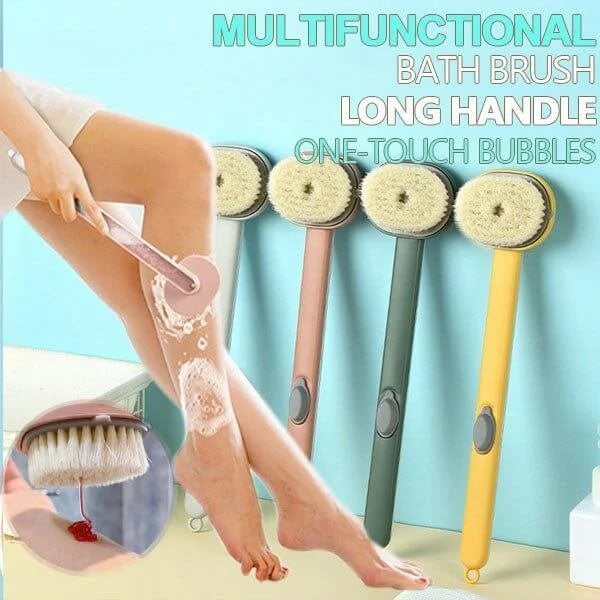 (🔥Hot Sale - 49% OFF) Long Handle Liquid Bath Brush