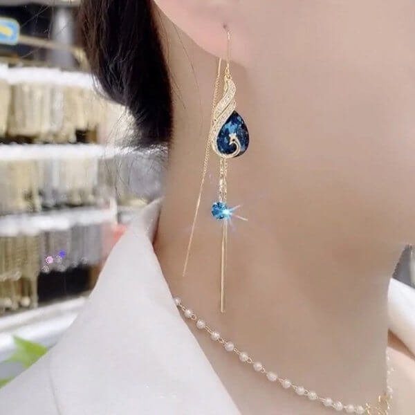 HOT SALE Beautiful peacock earrings