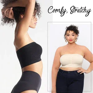 Invisible Seamless Supportive Bandeau Bra