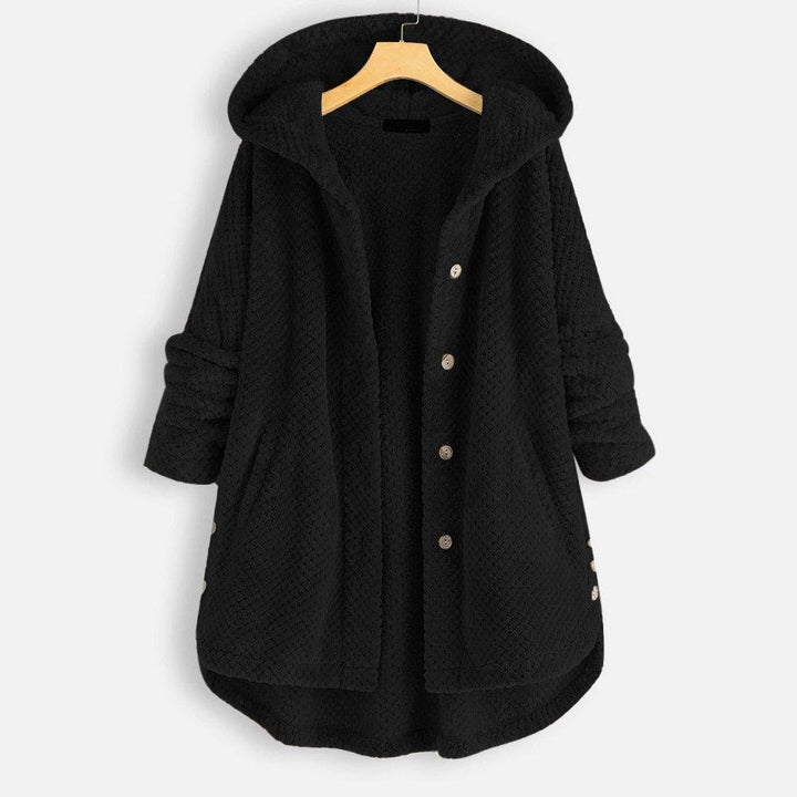 Winter Hooded Double Faced Fleece Sweater Coat
